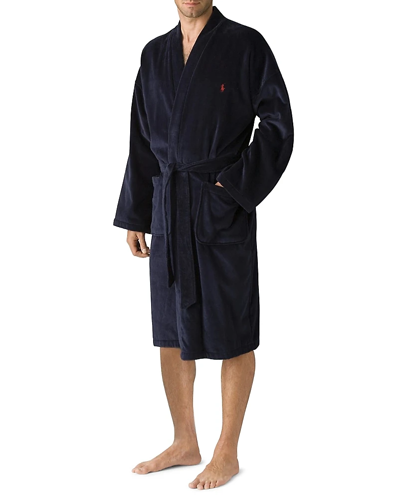 Polo Ralph Lauren Men's Kimono Cotton Velour Robe