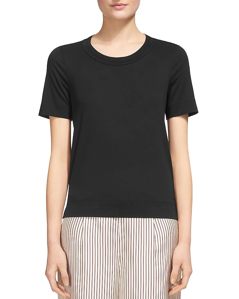 Whistles Rosa Double Trimmed Tee