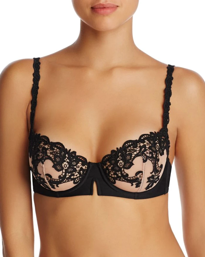 Saga Lace Mesh Demi Bra