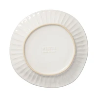 Incanto Stone Aqua Stripe Salad Plate
