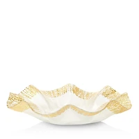 Rufolo Glass Gold Platter
