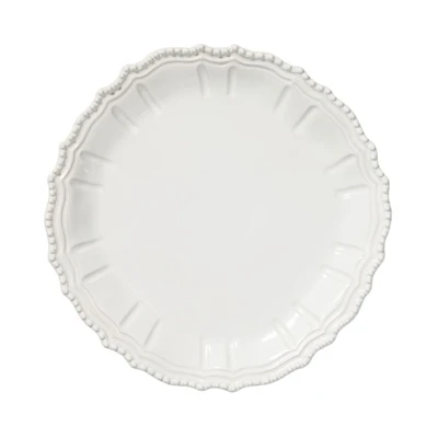 Incanto Stone White Baroque Round Platter