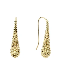 Lagos Caviar Gold Collection 18K Gold Drop Earrings