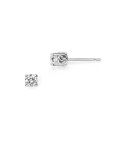 Diamond Stud Earrings 14K White Gold, 0.25 tcw - 1.0