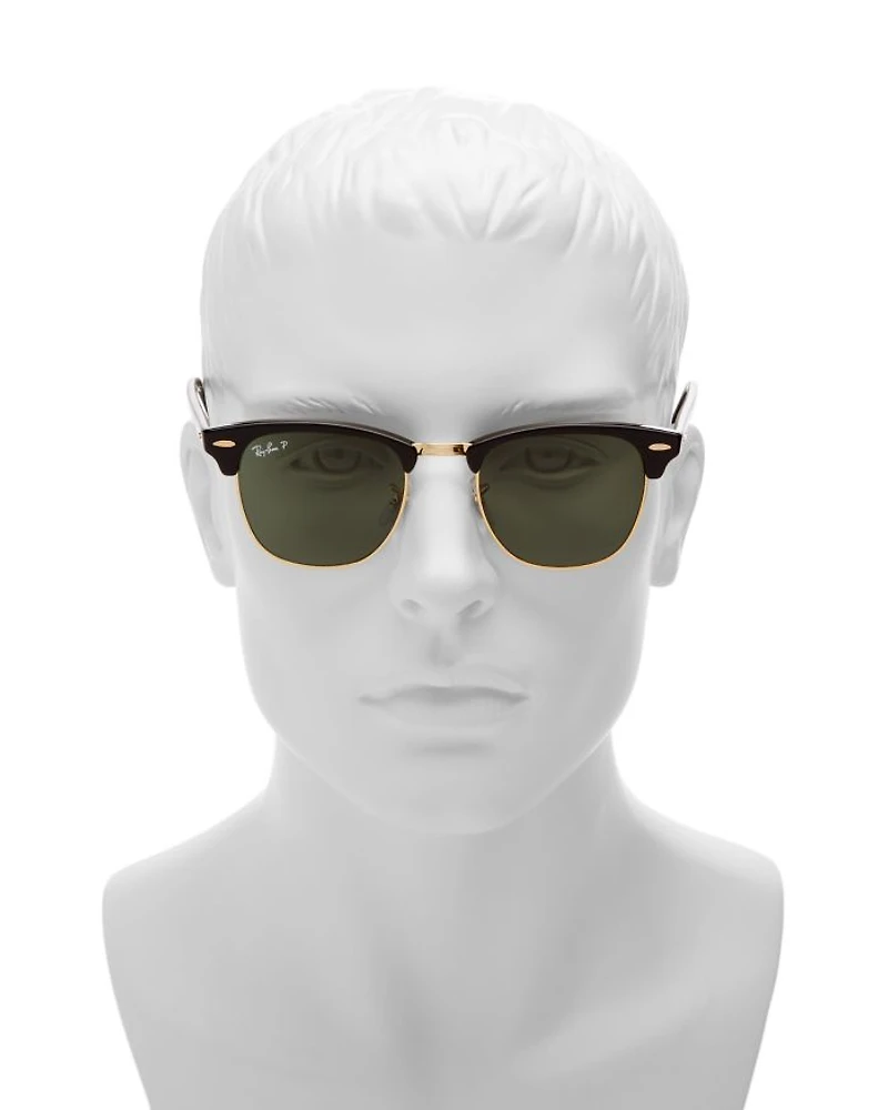 Polarized Classic Clubmaster Sunglasses, 51mm