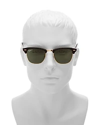 Polarized Classic Clubmaster Sunglasses, 51mm