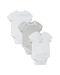 Little Me Boys' Welcome World Bodysuit, 3 Pack - Baby