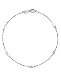Diamond Station Bracelet in 14K Gold
