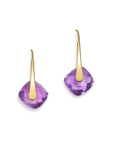 Bloomingdale's Fine Collection Amethyst Faceted Drop Earrings