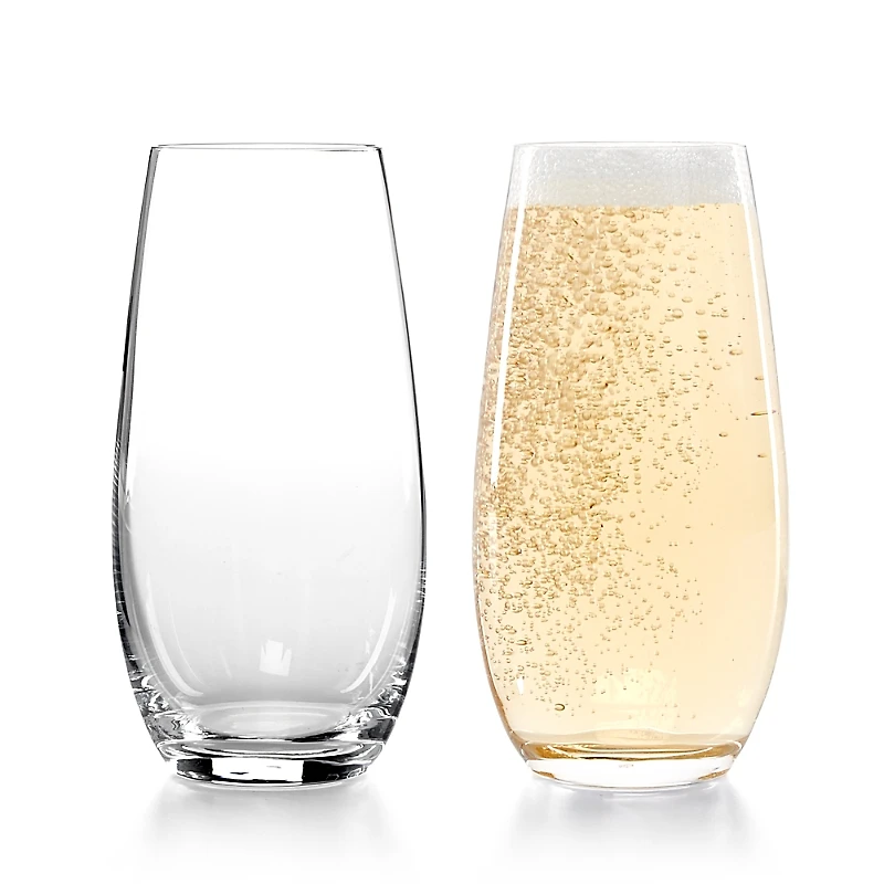Riedel Stemless O Champagne Glass, Set of 2