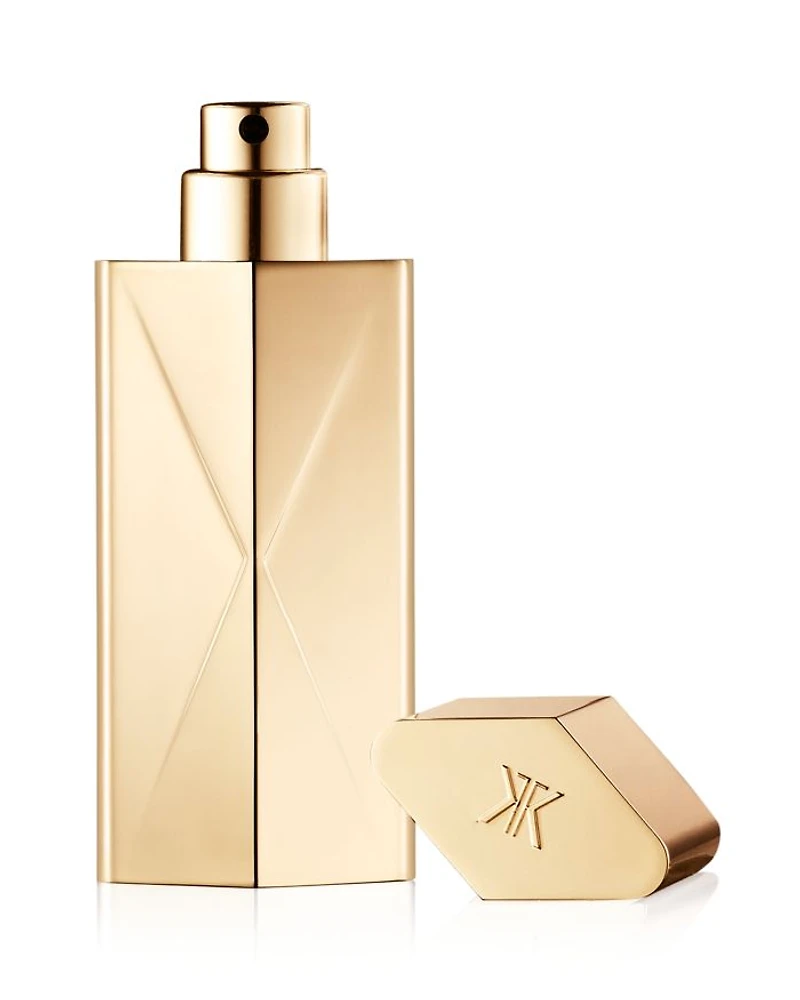 Globe Trotter Gold-Tone Travel Spray Case