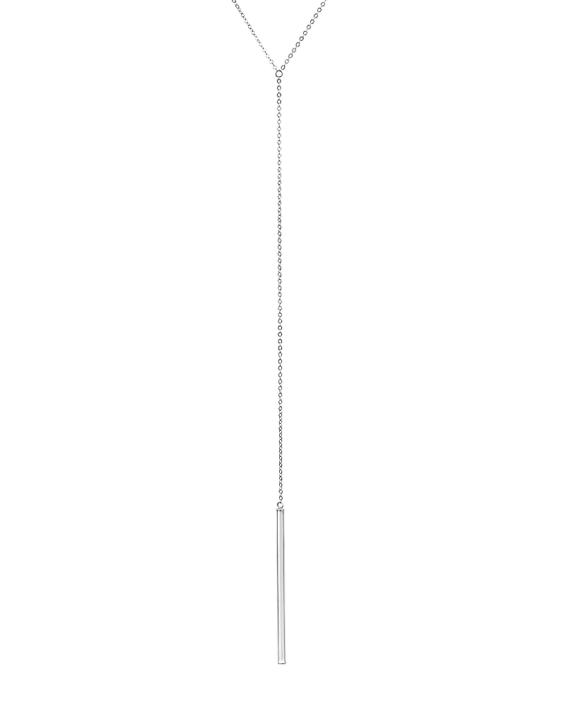 Bloomingdale's Fine Collection Bar Pendant Lariat Necklace, 21