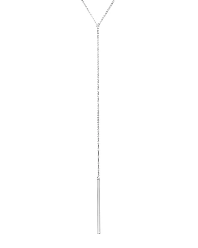 Bloomingdale's Fine Collection Bar Pendant Lariat Necklace, 21