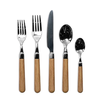 Albero Oak 5-Piece Place Setting