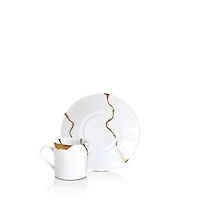 Bernardaud Kintsugi-Sarkis Cup & Saucer, Set of 6
