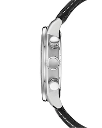 Men's Leather Strap Watch