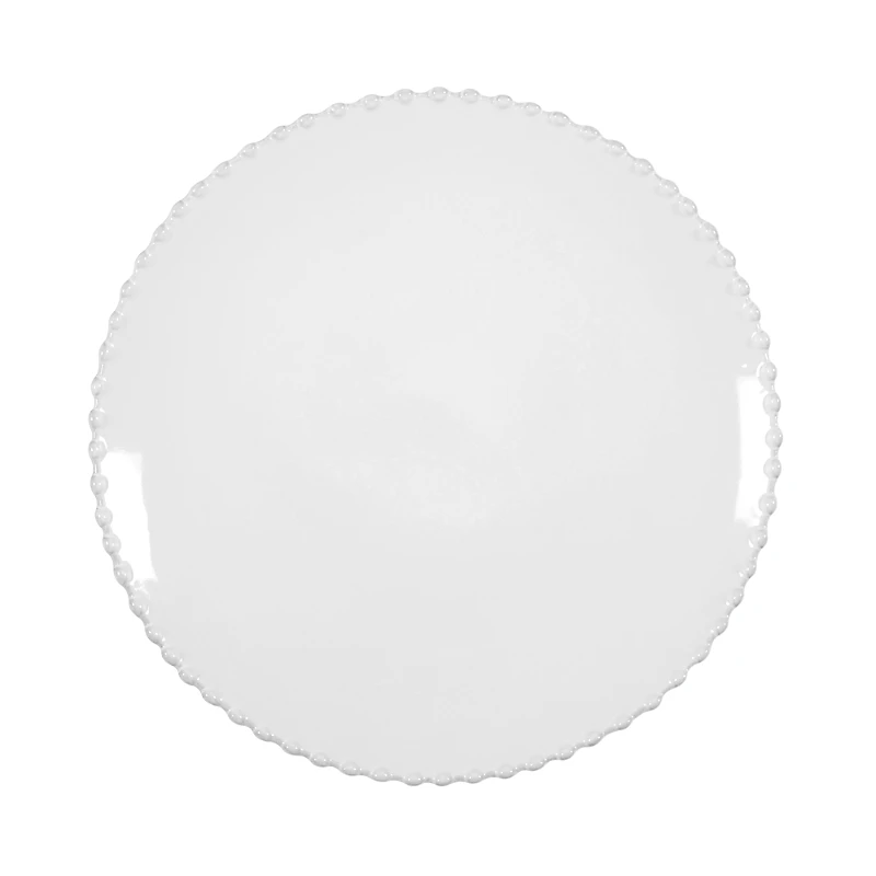 Costa Nova White Pearl Dinner Plate