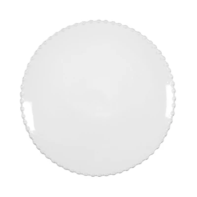 Costa Nova White Pearl Dinner Plate