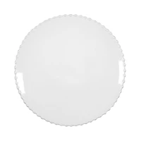 Costa Nova White Pearl Dinner Plate