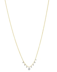 Meira T 14K Yellow & White Gold Diamond Multi Disc Pendant Necklace, 18