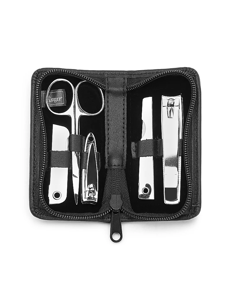 Royce New York Leather Mini Manicure Grooming Kit