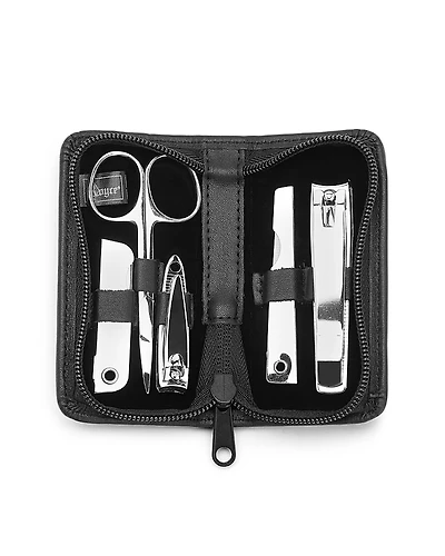 Royce New York Leather Mini Manicure Grooming Kit