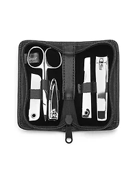 Royce New York Leather Mini Manicure Grooming Kit