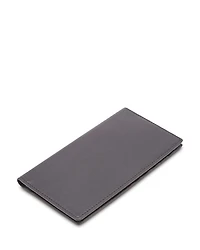 Leather RFID-Blocking Checkbook Case & Secretary Wallet