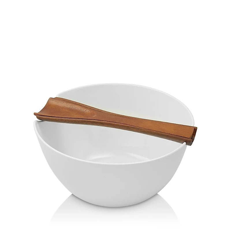 Nambe Quatro Salad Bowl & Server Set