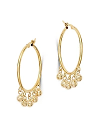 Bloomingdale's Fine Collection Dangling Spheres Hoop Earrings