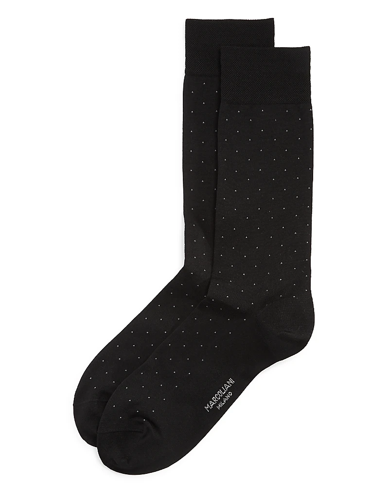 Marcoliani Lisle Pin-Dot Socks
