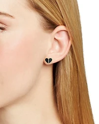 Small Heart Stud Earrings