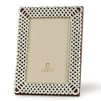 L'Objet Platinum Braid Frame, 8 x 10