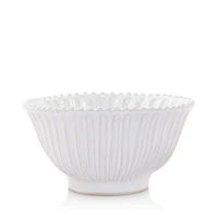 Incanto Stone White Stripe Small Serving Bowl