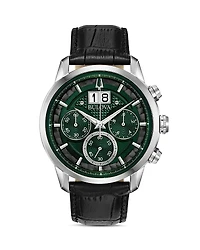 Bulova Sutton Classic Big Date Dark Green Dial Chronograph, 44mm