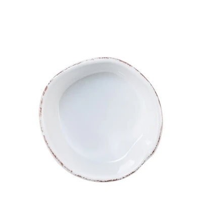 Melamine Lastra White Condiment Bowl