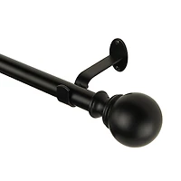 Elrene Home Fashions Cordelia Adjustable Curtain Rod with Ball Finials