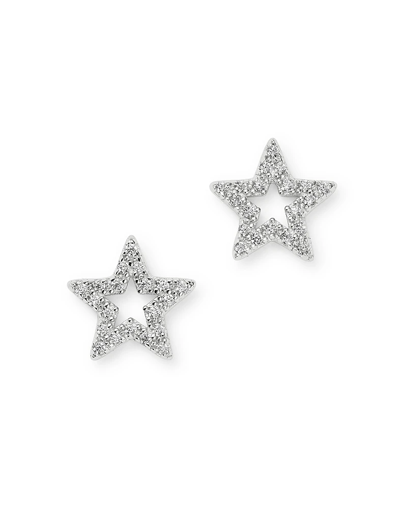 Bloomingdale's Fine Collection Diamond Star Stud Earrings