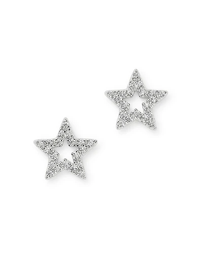 Bloomingdale's Fine Collection Diamond Star Stud Earrings