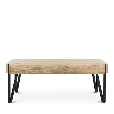 Safavieh Liann Rustic Mid-Century Wood Top Coffee Table