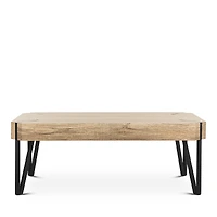 Safavieh Liann Rustic Mid-Century Wood Top Coffee Table