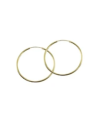 Hoop Earrings 18K Gold-Plated Sterling Silver or - Exclusive