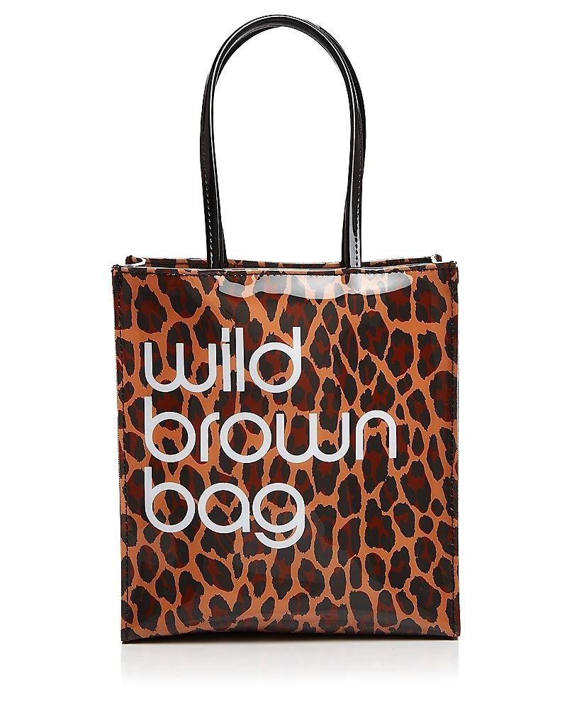 Bloomingdale's Wild Brown Bag - Exclusive