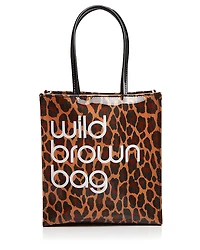 Bloomingdale's Wild Brown Bag - Exclusive