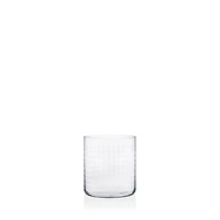 Nude Glass Finesse Grid Double Old Fashioned Whisky Glass, Set of 4