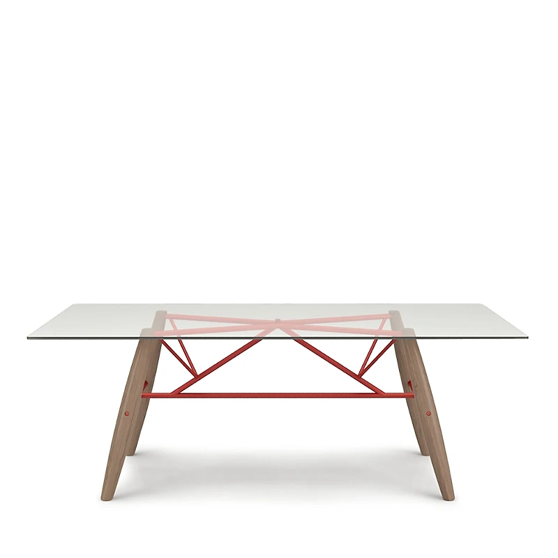 Huppe Connection 84 Glass Top Dining Table
