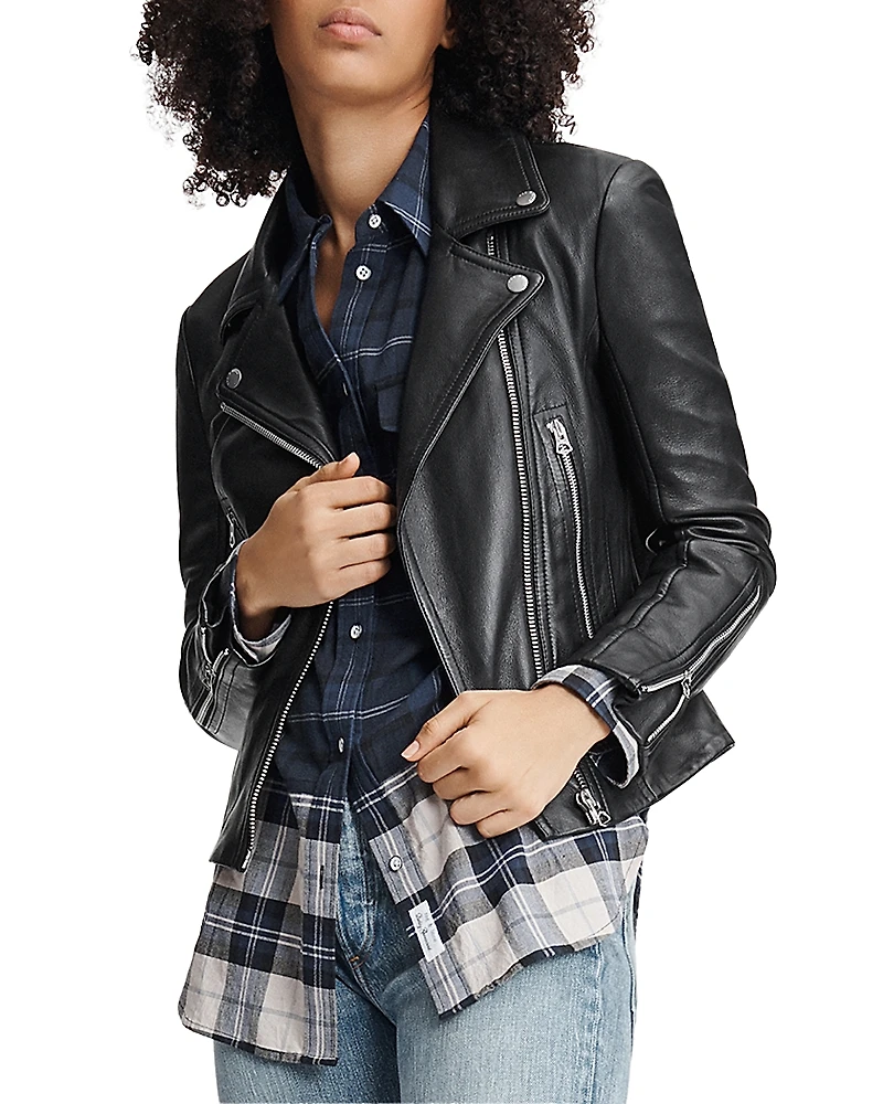 rag & bone Mack Leather Biker Jacket