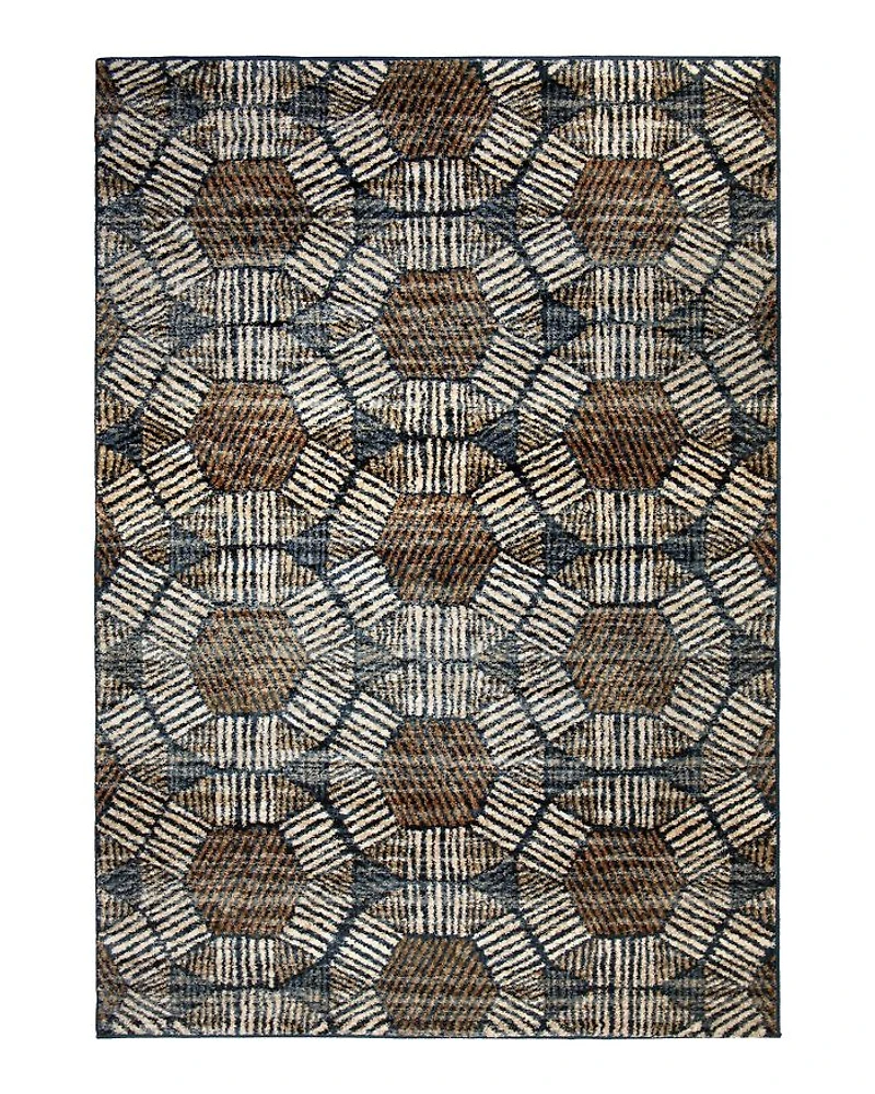 Orian Adagio Textured Penny Area Rug, 5'1" x 7'6"