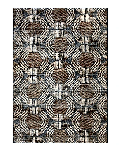 Orian Adagio Textured Penny Area Rug, 5'1" x 7'6"