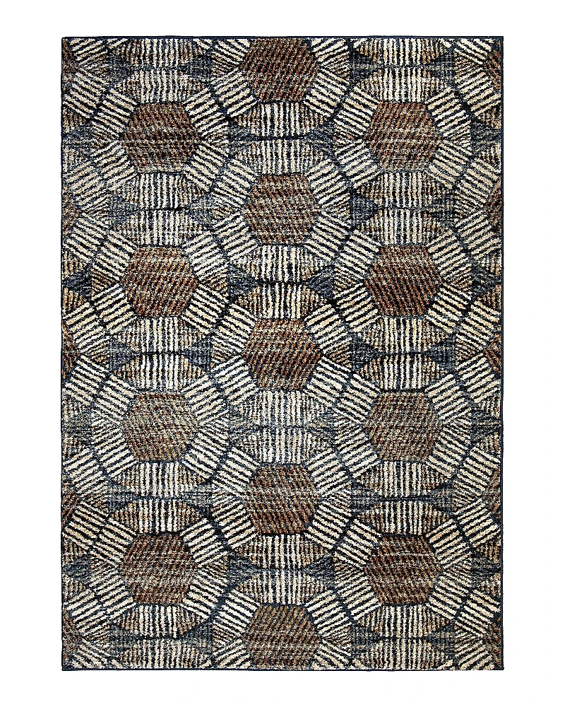 Palmetto Living Orian Adagio Textured Penny Area Rug, 5'1 x 7'6
